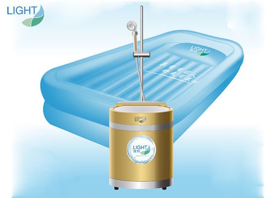وان حمام قابل حمل پی وی سی سازگار با محیط زیست برای بیماران بستری